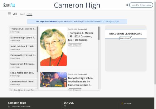 Cameron High