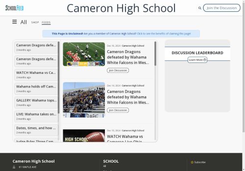 Cameron High School