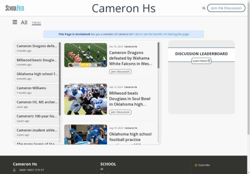 Cameron Hs
