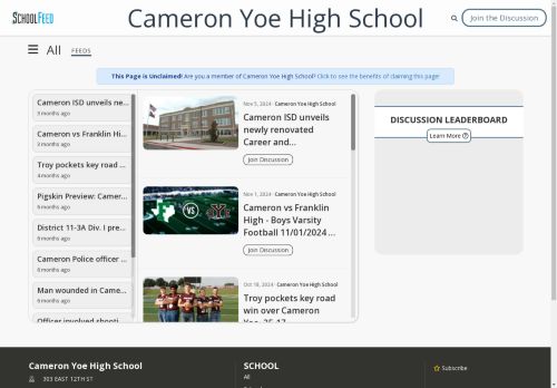 Cameron Yoe High School