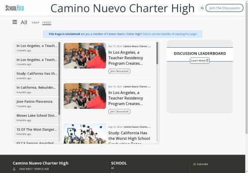 Camino Nuevo Charter High