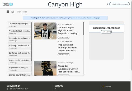 Canyon High