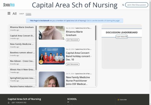 Capital Area Sch of Nursing