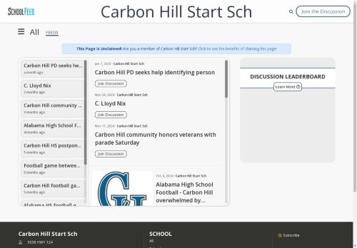 Carbon Hill Start Sch