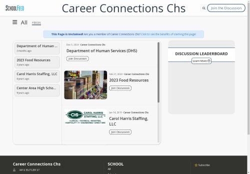 Career Connections Chs