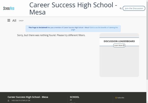Career Success High School - Mesa
