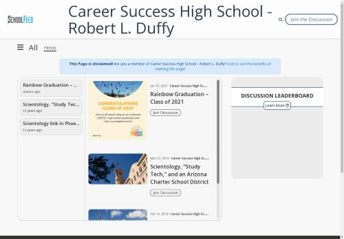 Career Success High School - Robert L. Duffy
