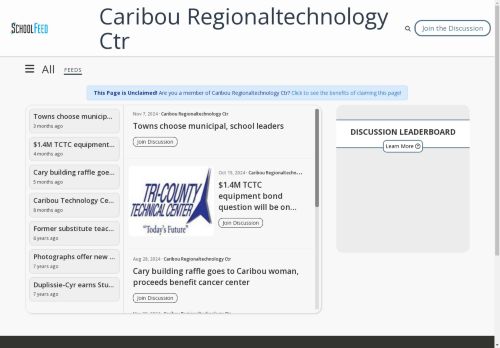 Caribou Regionaltechnology Ctr