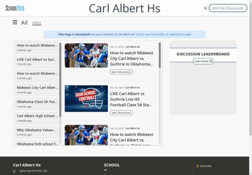 Carl Albert Hs