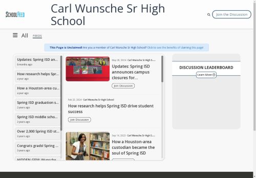 Carl Wunsche Sr High School