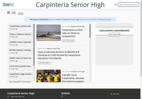 Carpinteria Senior High