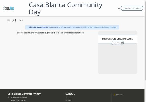 Casa Blanca Community Day