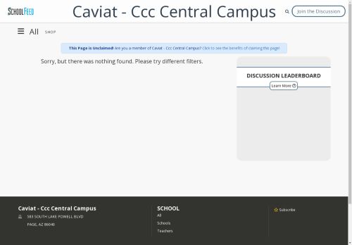 Caviat - Ccc Central Campus