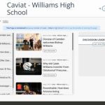 Caviat - Williams High School