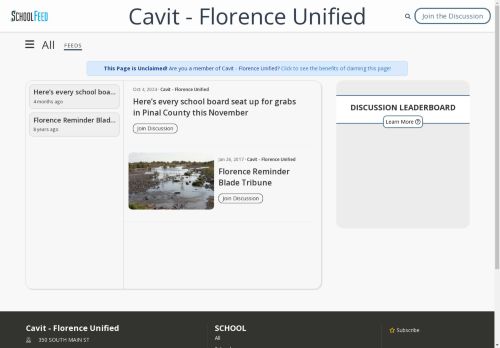 Cavit - Florence Unified