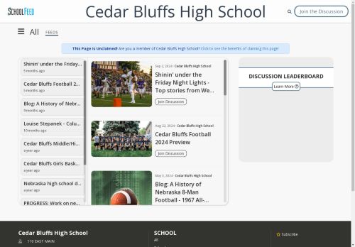 Cedar Bluffs High School