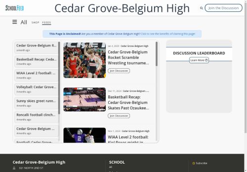 Cedar Grove-Belgium High