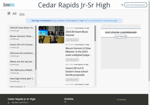 Cedar Rapids Jr-Sr High
