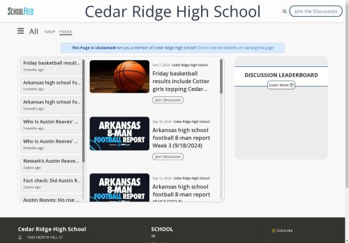 Cedar Ridge High School