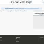 Cedar Vale High