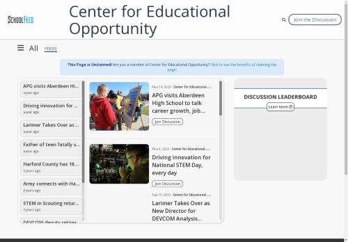 Center for Educational Opportunity