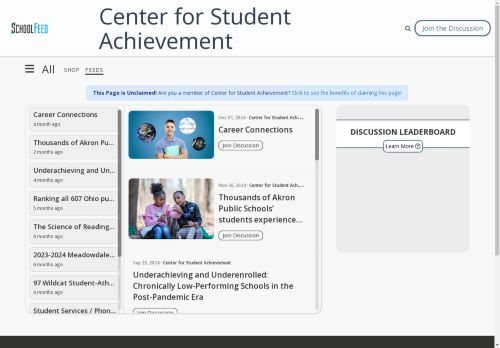 Center for Student Achievement