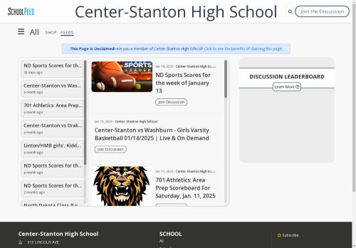 Center-Stanton High School