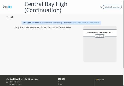 Central Bay High (Continuation)