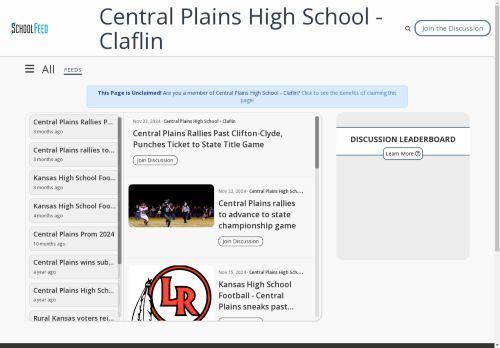 Central Plains High School - Claflin