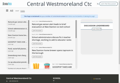 Central Westmoreland Ctc