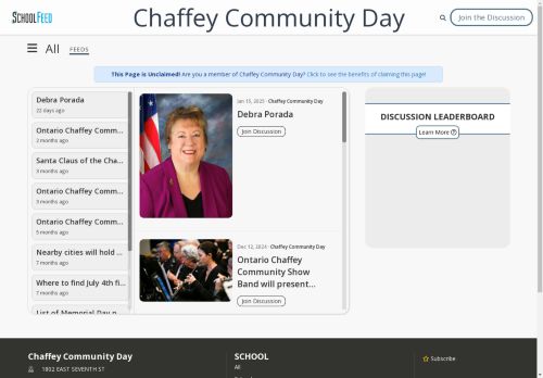 Chaffey Community Day
