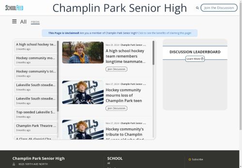 Champlin Park Senior High