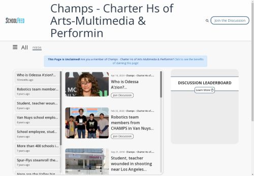 Champs - Charter Hs of Arts-Multimedia & Performin