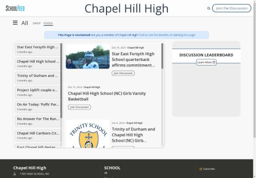 Chapel Hill High