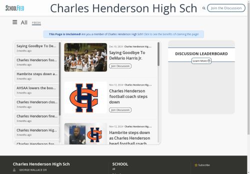 Charles Henderson High Sch