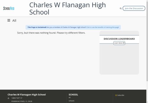 Charles W Flanagan High School