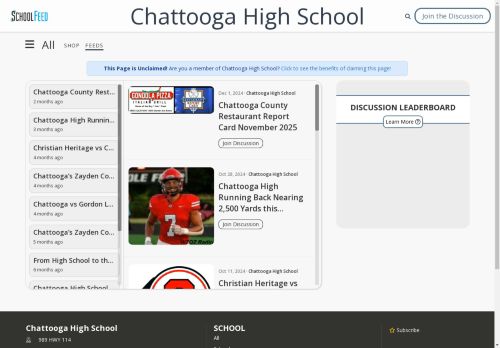Chattooga High School