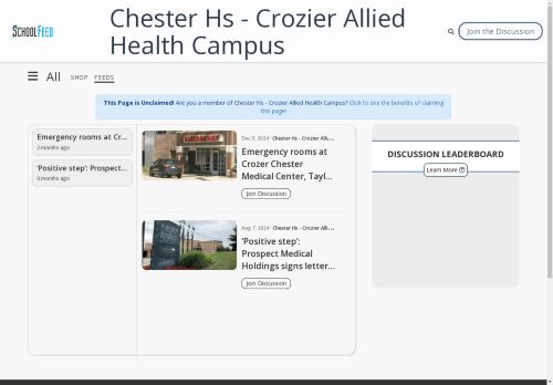 Chester Hs - Crozier Allied Health Campus