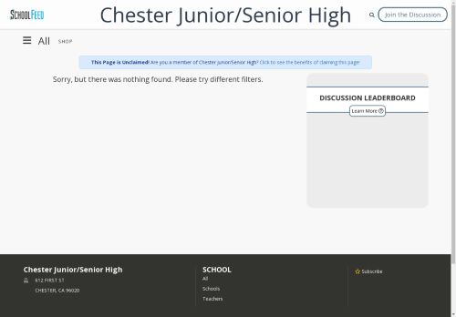 Chester Junior/Senior High