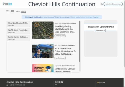 Cheviot Hills Continuation