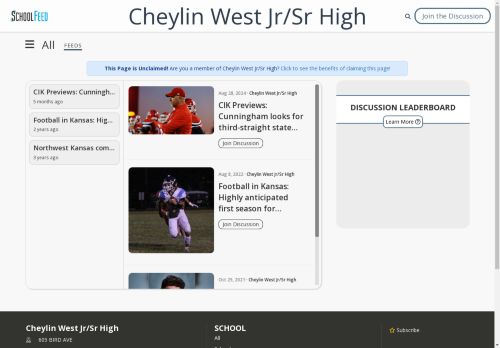 Cheylin West Jr/Sr High