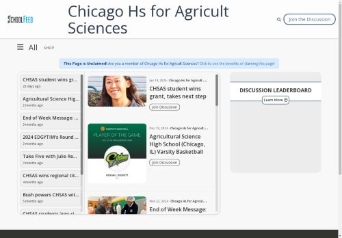 Chicago Hs for Agricult Sciences