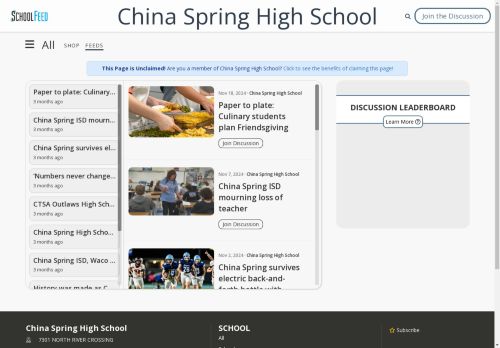 China Spring High School
