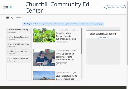 Churchill Community Ed. Center