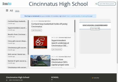 Cincinnatus High School