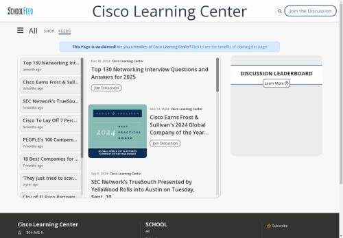 Cisco Learning Center
