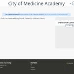 City of Medicine Academy