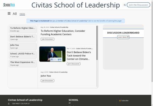 Civitas School of Leadership