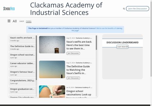 Clackamas Academy of Industrial Sciences
