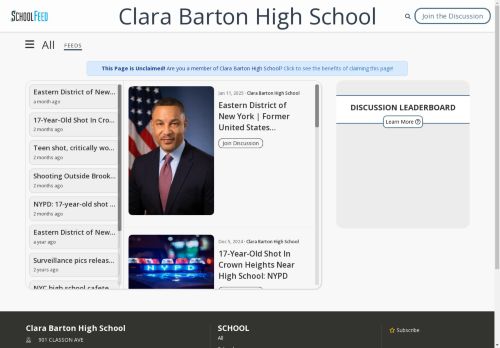 Clara Barton High School
